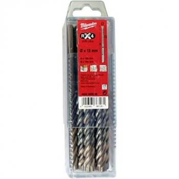 Milwaukee 4932352049 RX4 SDS-Plus Betonboor - 4 snijvlakken - 12 x 100 x 160mm