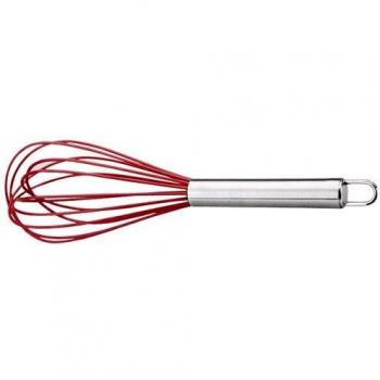 Lacor 61623 - Batidor varilla silicona, 30 cm, rojo