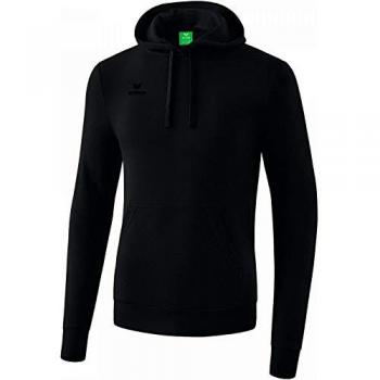 Erima Basic Unisex Black Hoodie with Hood