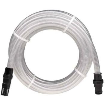 Manguera de succión transparente de PVC con conectores 1 10 m