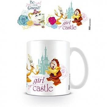 Beauty & The Beast Belleza y la Bestia Que se Invitados Taza de cerámica, Multicolor