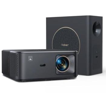 Proyector Multimedia Yaber K2s Pro Full HD 1080p LCD con 1000 ANSI lúmenes, Subwoofer JBL y WiFi