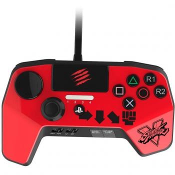 Mad Catz - Street Fighter V Fightpad Pro, Ken, Color Rojo