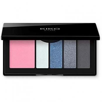 KIKO Milano Smart Eyes And Cheeks Palette 01 | Paleta para ojos y rostro con 1 colorete y 4 sombras