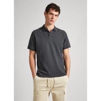 Polo New Oliver Pepe Jeans color gris de manga corta para hombre