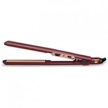 Plancha de Pelo BaByliss Berry Crush 230 - Cerámica, 10 Niveles de Temperatura, Hasta 230°C, Color Rojo