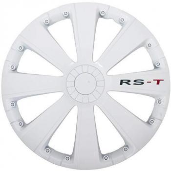 Tapacubos AutoStyle RST - 14 pulgadas - color blanco - juego de 4 unidades