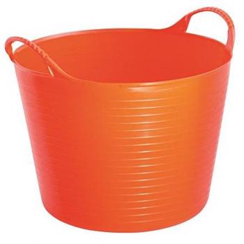 Cubo Flexible Multiusos Naranja 14 L, 33x33x23 cm