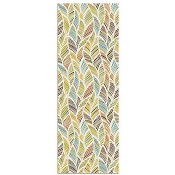 Alfombra Vinílica, Plumas, 140 x 50 x 0.2 cm, Multicolor, ALV-096