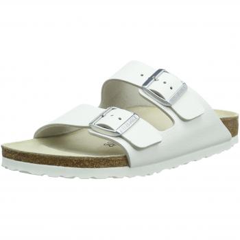 Sandalias Birkenstock Arizona de Cuero Natural Blanco EU 47