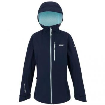 Regatta Women's Waterproof Birchdale II Jacket - Navy/Icy Morn, Size 12