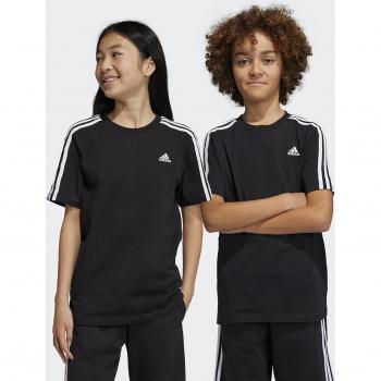 Camiseta adidas Essentials Cotton 3 Bandas Infantil