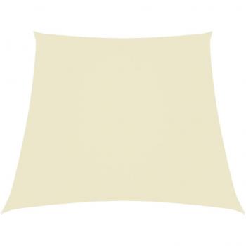 vidaXL Sunshade Sail Oxford Fabric Trapezium 2/4x3 m Cream