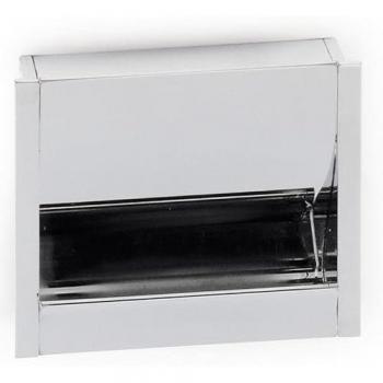 Tirador Embutido Rin C32 80x80mm Cromo Fondo 15mm