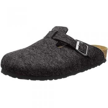 Zoccoli Birkenstock Boston de Lana Gris EU 43