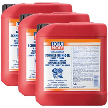 3 x Liqui Moly 3319 rápido limpiador de frenos Limpiador kaltrein Papelera 5L