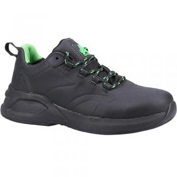 Amblers Safety 612 Women's Black Leather Safety Trainers Size UK 8