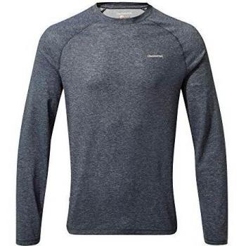 Craghoppers NL Bayame LS tee Camisa De Entrenamiento, Softnavymarl, M para Hombre
