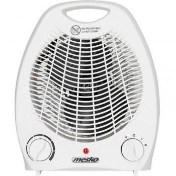 Mesko MS7719 Calefactor Ventilador Eléctrico Portátil, Aire Caliente / Frío, 2 Niveles de Potencia, Termostato, Sistema de Seguridad contra Sobrecalentamiento,
