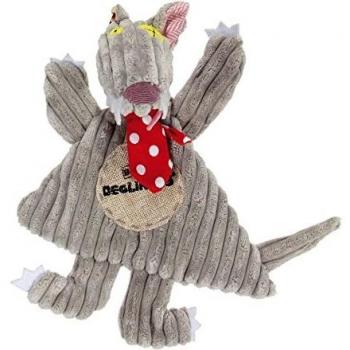 Déglingos - Baby mantita con Bigbos el lobo, multicolor