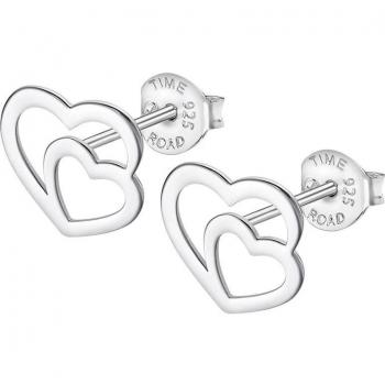 Time Road Pendientes WS03070 de Plata para Mujer