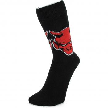 Red Devil imagen negra calcetines