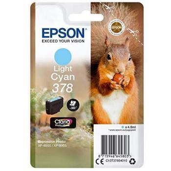 Epson c13t37854010 378 Claria Photo HD cartucho de tinta – cian claro válido para EPSON Expression Photo XP-8500 / XP-8505