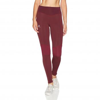 Salomon ELEVATE WARM TIGHT W - Mallas, Mujer, Burdeos -