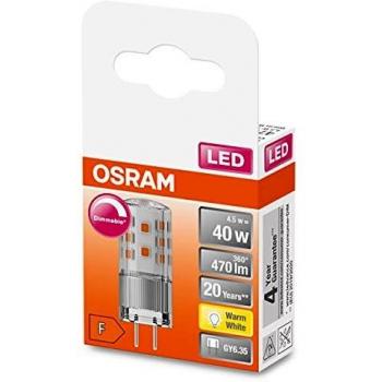 Osram Parathom LED Pin GY6.35 4.5W 470lm - 827 Warm White | Dimmable - Replaces 40W