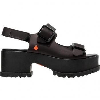 Sandalias de plataforma de mujer Art Manchester Black