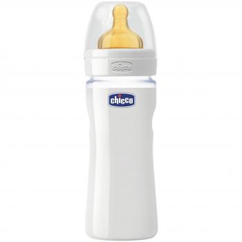 Chicco Biberón bienestar no Vidrio adornado 240ml de caucho Neutro +0 Meses