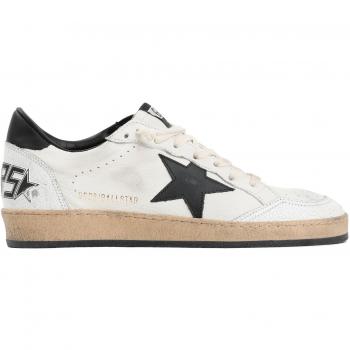 Golden Goose Men's Ball Star White/Black Trainer Sneaker | Size 42 | GMF00117F003771