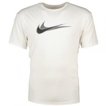 Camiseta Nike Swim Hydroguard de Manga Corta Color Blanco Puro Talla XL