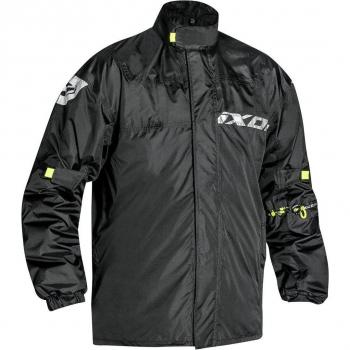 Ixon Chubasquero Madden Negro-Amarillo Brillante - Chaqueta de lluvia, color negro y amarillo brillante, talla L