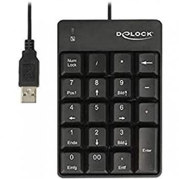 DeLOCK 12481 Universal USB Teclado Numérico Negro