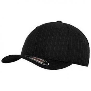 Flexfit Unisex Pinstripe Cap - Black/White, Size L/XL