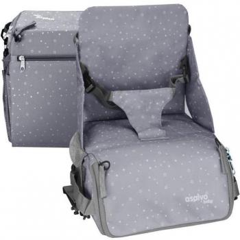 Trona De Viaje Bolso Hummus Estrellas Gris
