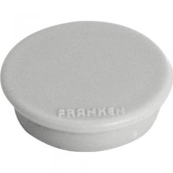 Franken HMS36 12 - Imán (38 mm, capacidad para 2500 g), color Gris, paquete de 10