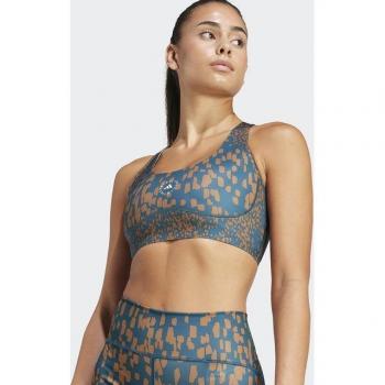 adidas Top de mujer TruePurpose Power Impact Training Medium Support adidas by Stella McCartney - Tipo: Top deportivo; Características: Soporte medio, diseñado para entrenamiento, colaboración con Stella McCartney, material transpirable y cómodo
