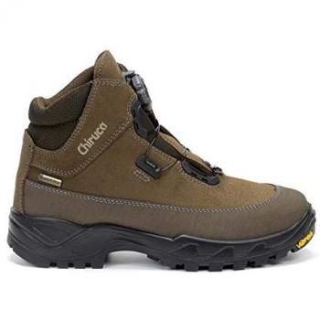 Botas de Montaña Chiruca Cares BOA con Bandeleta GORE-TEX para Hombre en Verde (46)