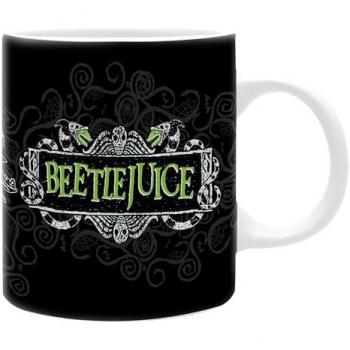 Taza Beetlejuice 1988 - Oficial - Unisex - Negro-Verde-Blanco
