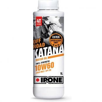 Aceite de Motor 4T 10W-60 Ipone Katana Off Road 100% Sintético - Bidón de 4 Litros