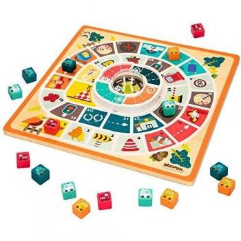 WOOMAX - Juego parchís y oca de madera woomax