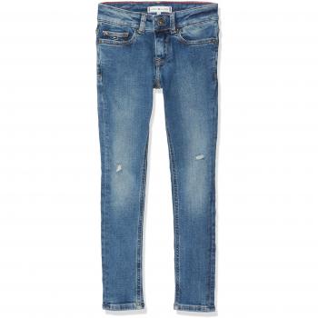Tommy Hilfiger Nora Skinny Ablst, Jeans para Niñas, Azul
