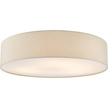 Plafón Cierro Taupe plástico blanco esmerilado 6 bombillas 18cm