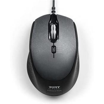 Ratón USB-A / USB-C Silencioso 3600 DPI Negro