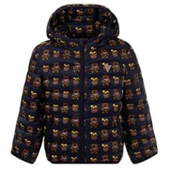 Guess Kids Hooded Zipped Puffer Jacket