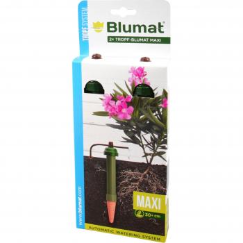 Sistema de riego por goteo Blumat Maxi - 2 unidades, autorriego para plantas, sin electricidad ni mangueras, ideal para macetas y jardineras