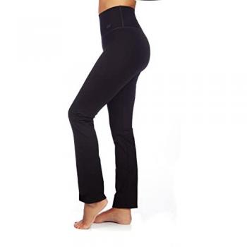Malla DITCHIL Comfy Pantalón Largo Deportivo Mujer Negro S para Running y Fitness