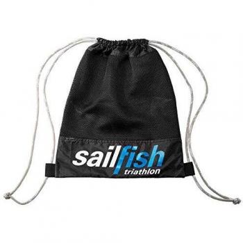 Bolsa de Gimnasio Sailfish Negra y Blanca